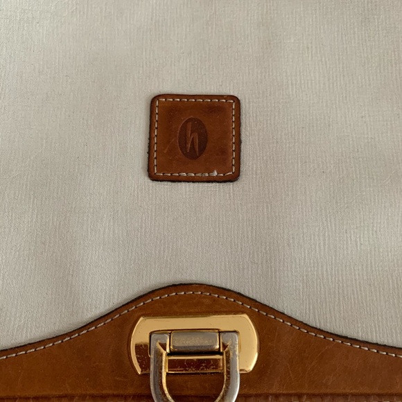 Vintage Hartmann White&Brown Leather Bag - Picture 4 of 7